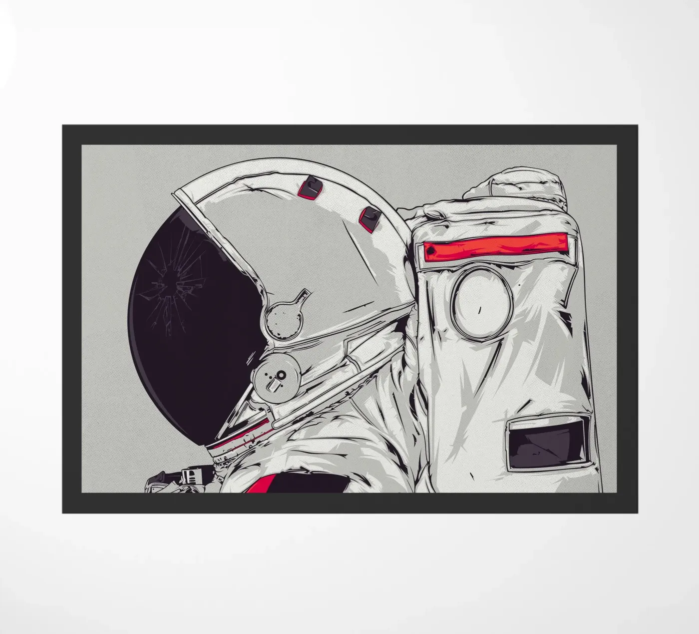 DIO È UN ASTRONAUTA zerbino da Cranio Dsgn