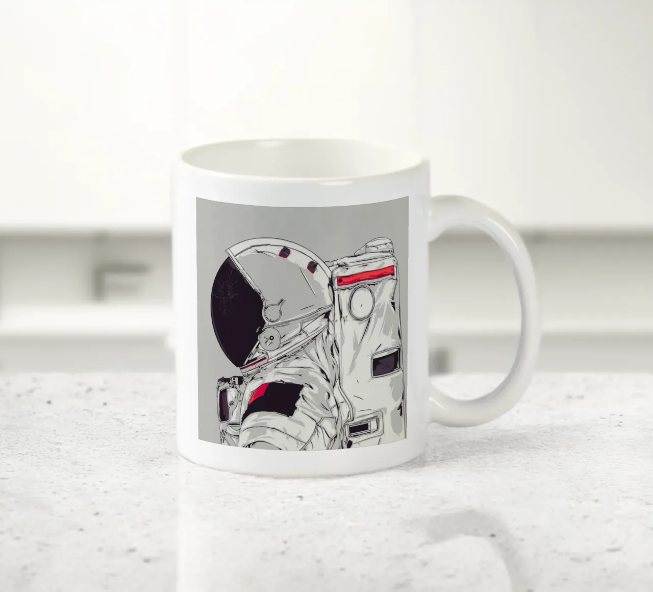 DIO È UN ASTRONAUTA tazza in ceramica da Cranio Dsgn