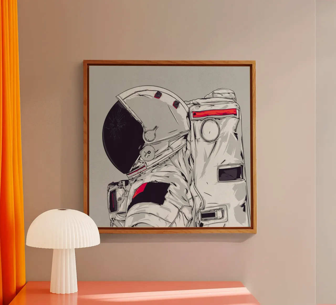 DIO È UN ASTRONAUTA plexiglass da Cranio Dsgn