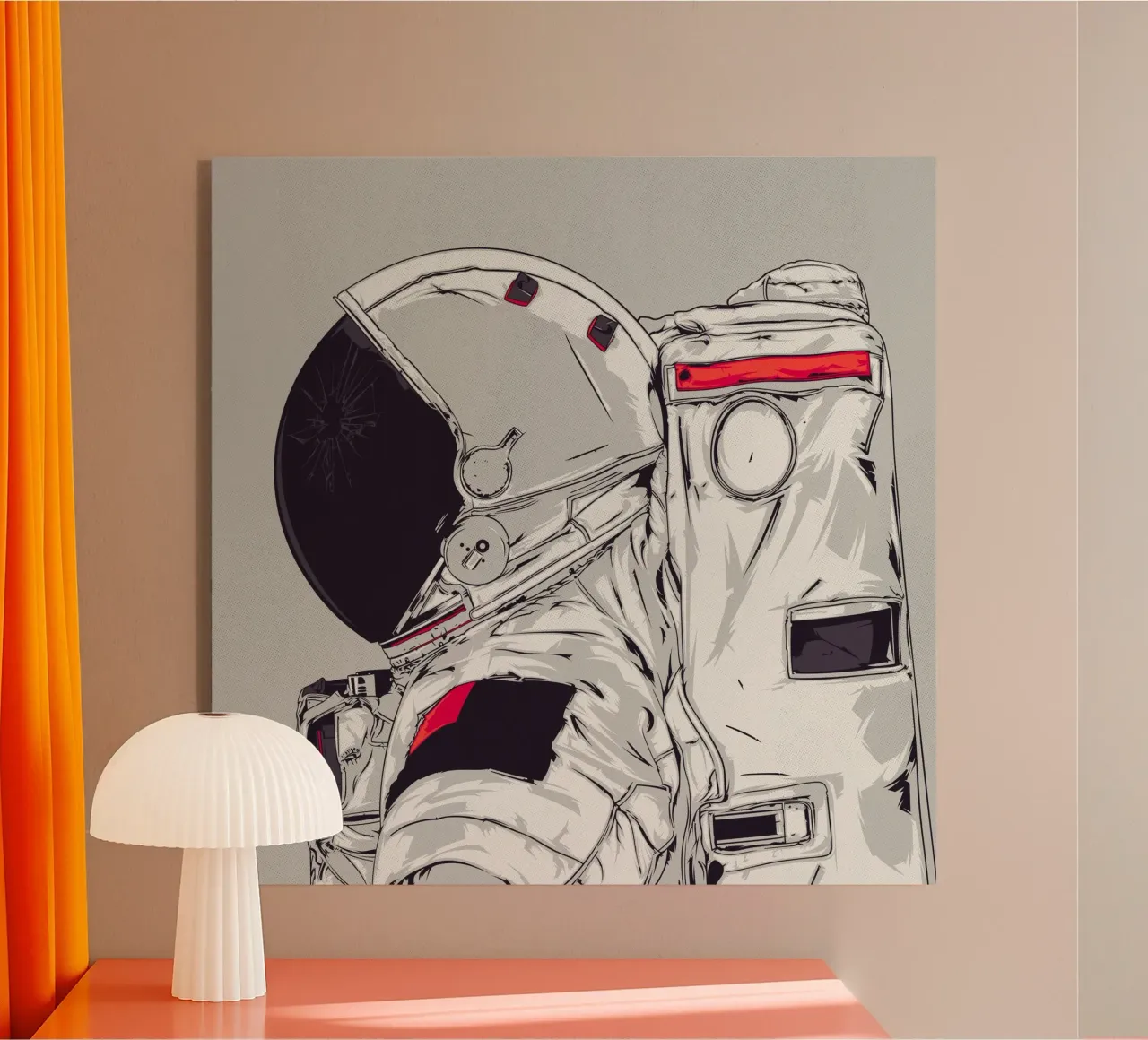 DIO È UN ASTRONAUTA plexiglass da Cranio Dsgn