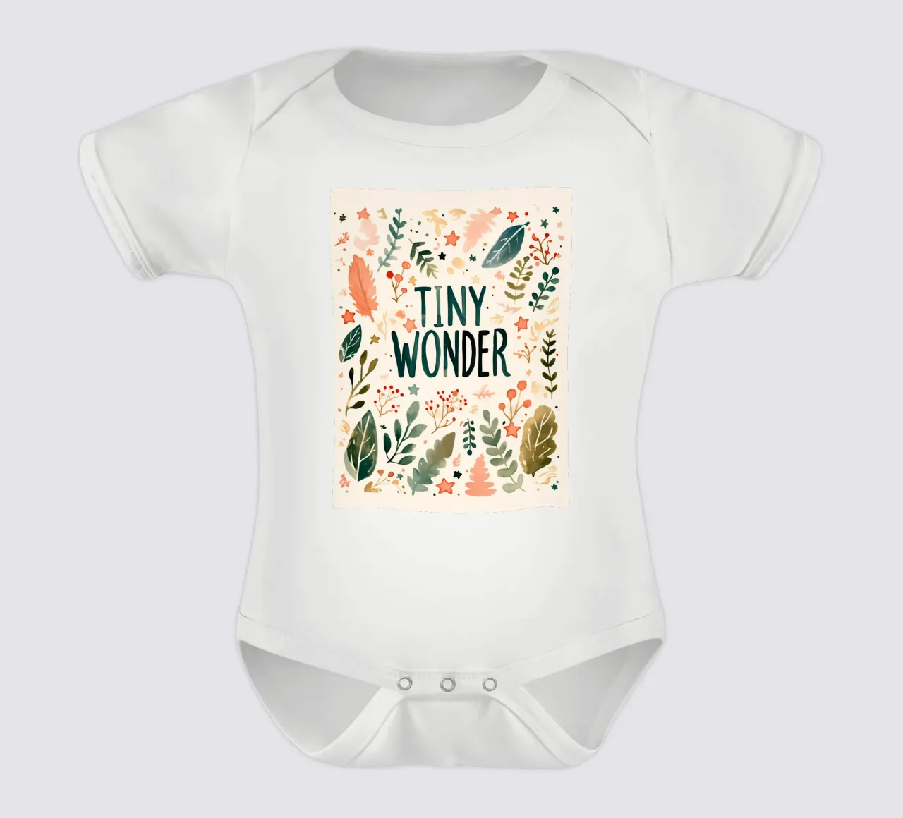 Tiny Wonder babyrompertje korte mouwen van treechild