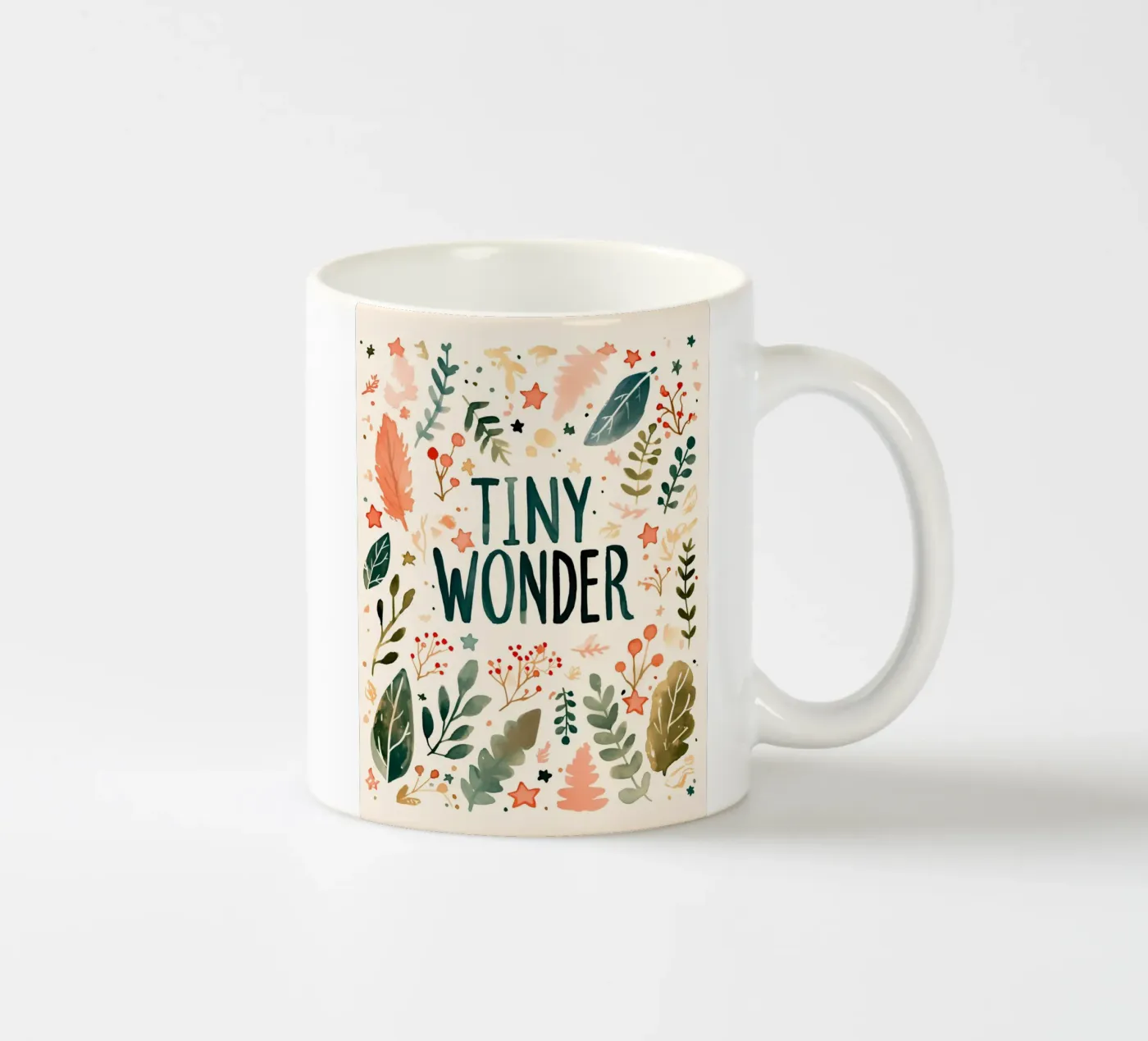 Tiny Wonder ceramic mug by treechild