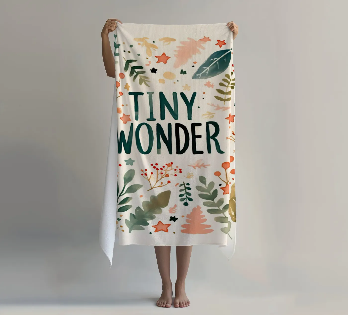 Tiny Wonder beach towel by treechild