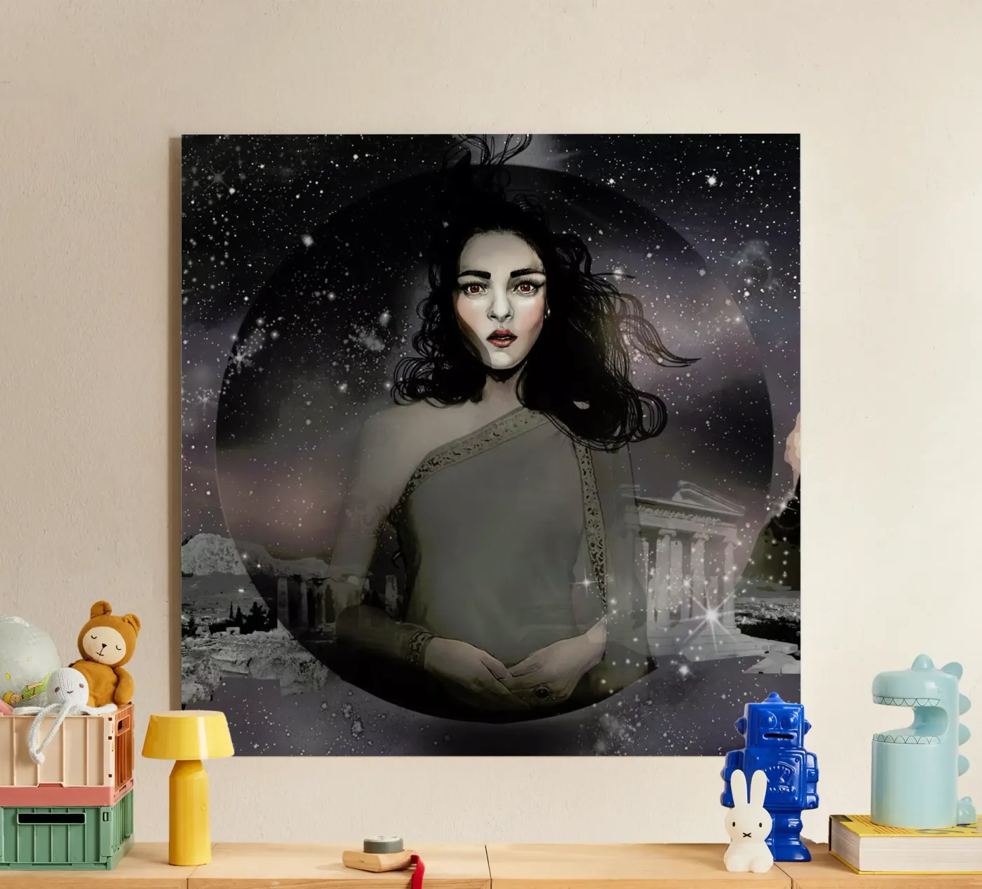 Demetria acrylic glass by Agnes KR Patience