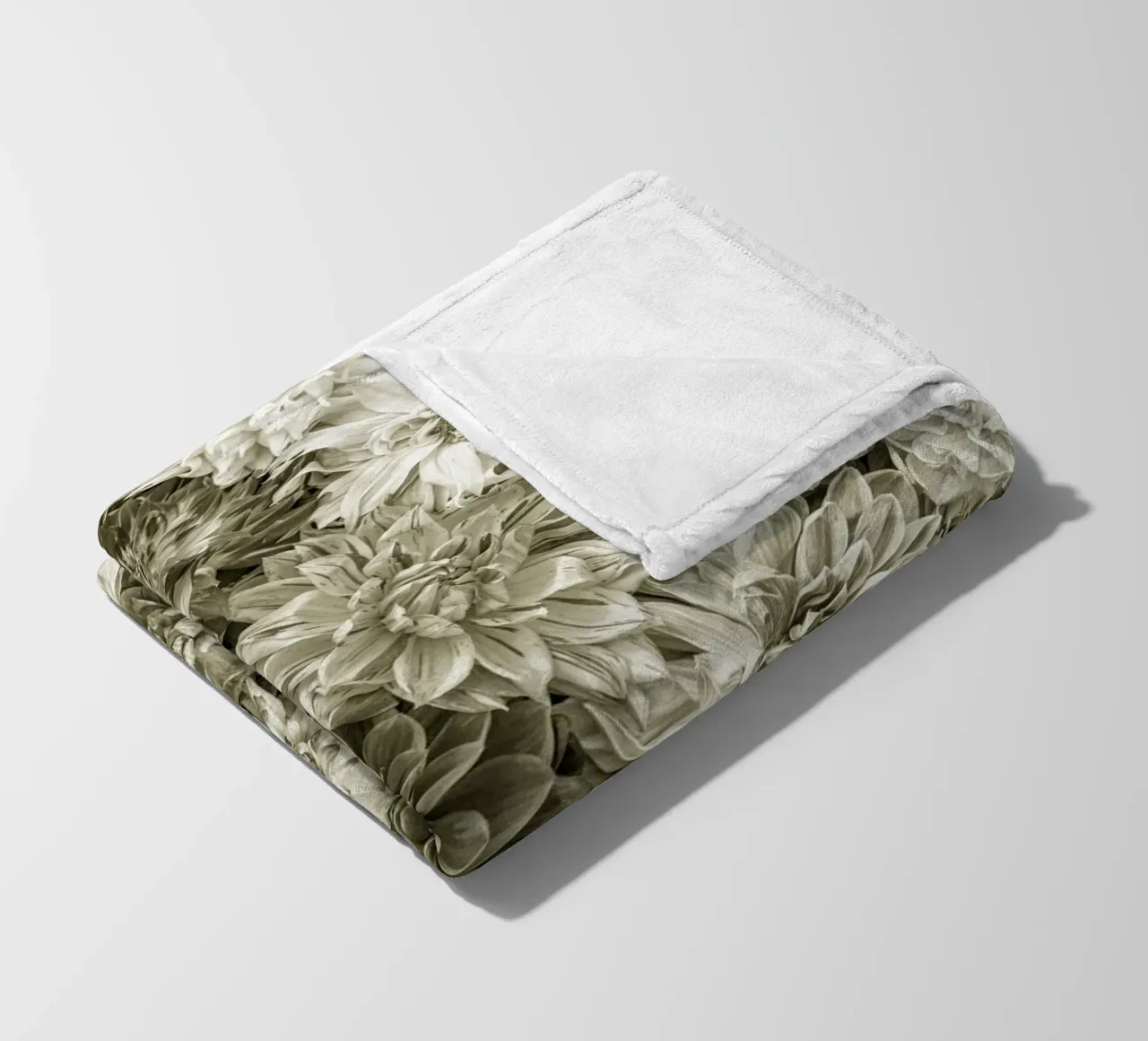 Una sinfonia di eleganza - Bellissime dalie in tonalità di grigio coperta in pile da Curious Collections by Marielle Leenders