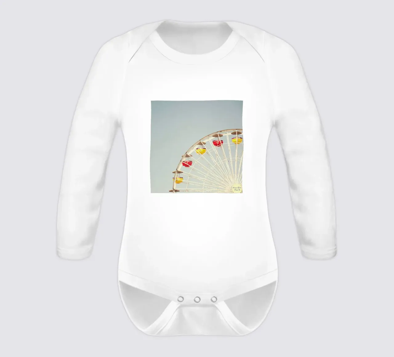Ferriswheel Langarm Babybody von Catherine McDonald