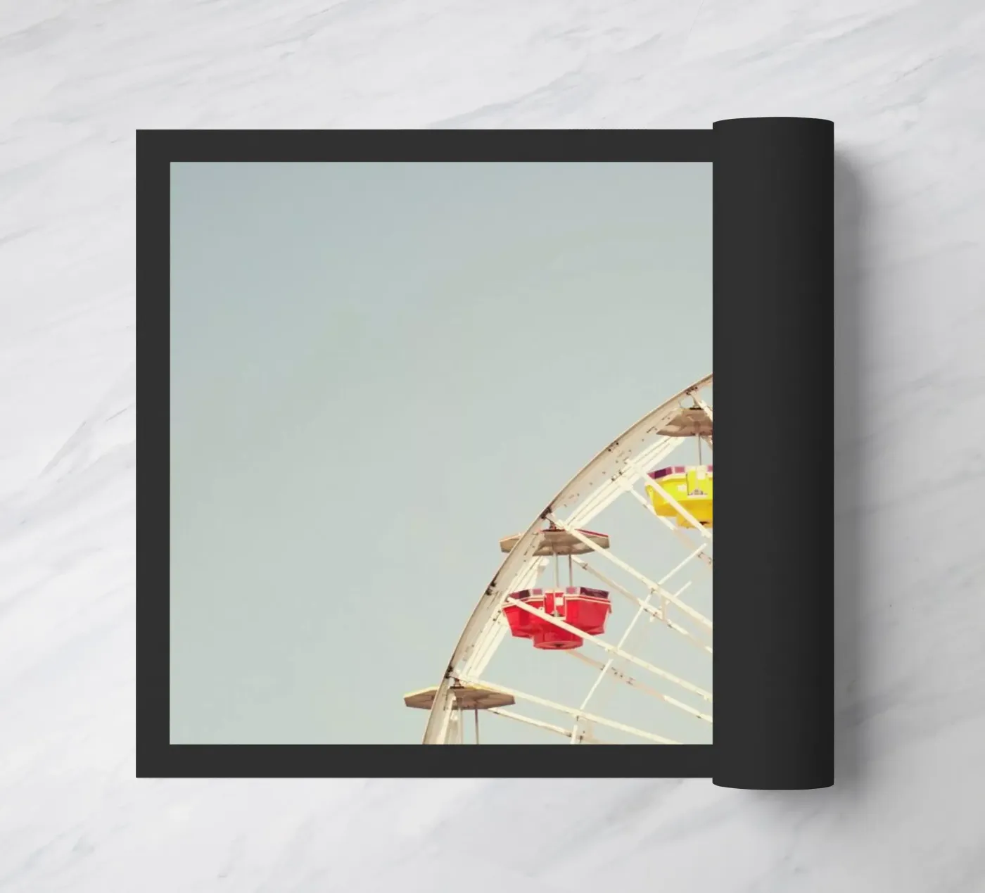 Ferriswheel Fußmatte von Catherine McDonald