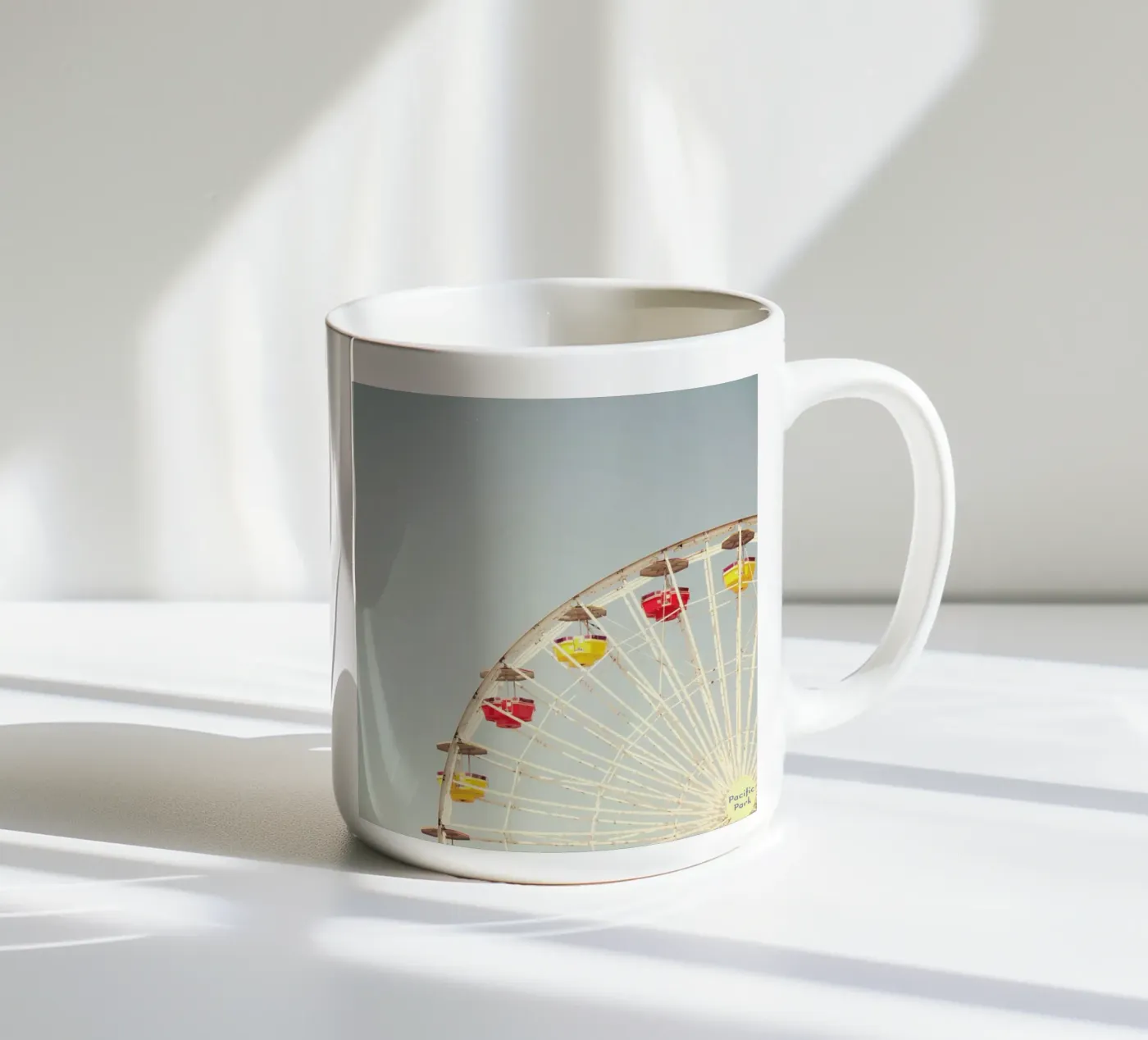 Ferriswheel ceramic mug by Catherine McDonald