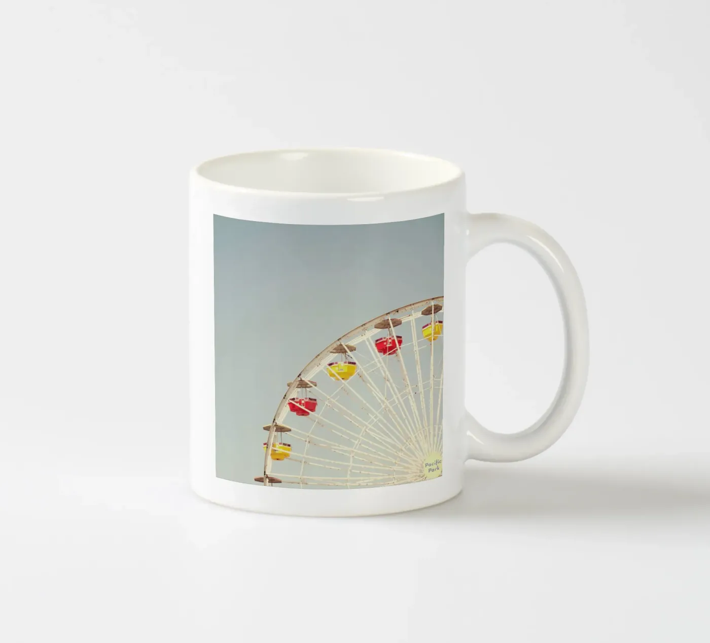 Ferriswheel ceramic mug by Catherine McDonald