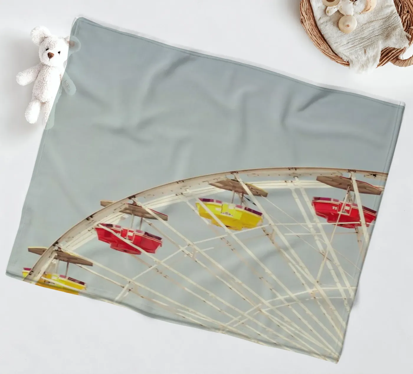 Ferriswheel fleecedeken van Catherine McDonald