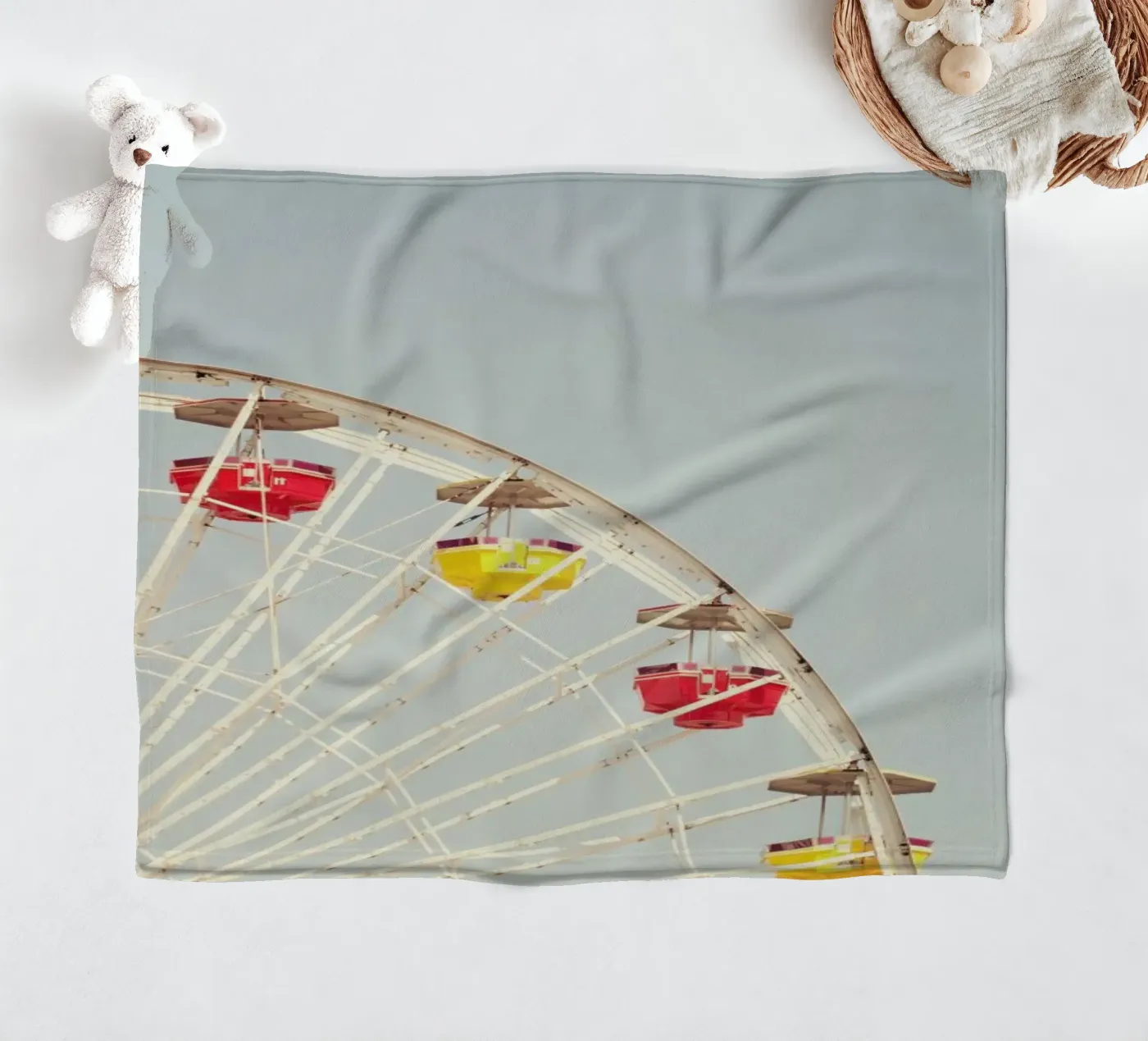 Ferriswheel fleecedeken van Catherine McDonald