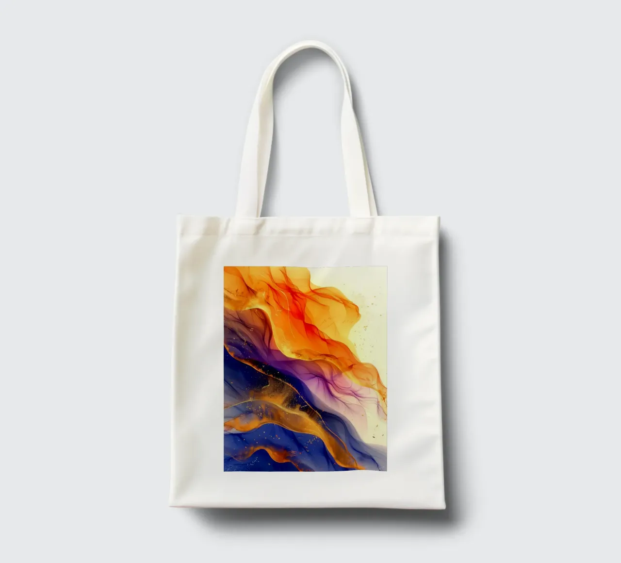 Colori vivaci e linee fluide borsa in juta da Justyna Jaszke JBJart