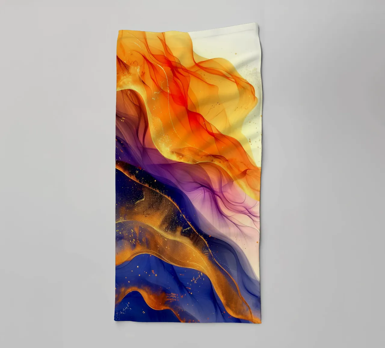 Colori vivaci e linee fluide asciugamano da bagno da Justyna Jaszke JBJart