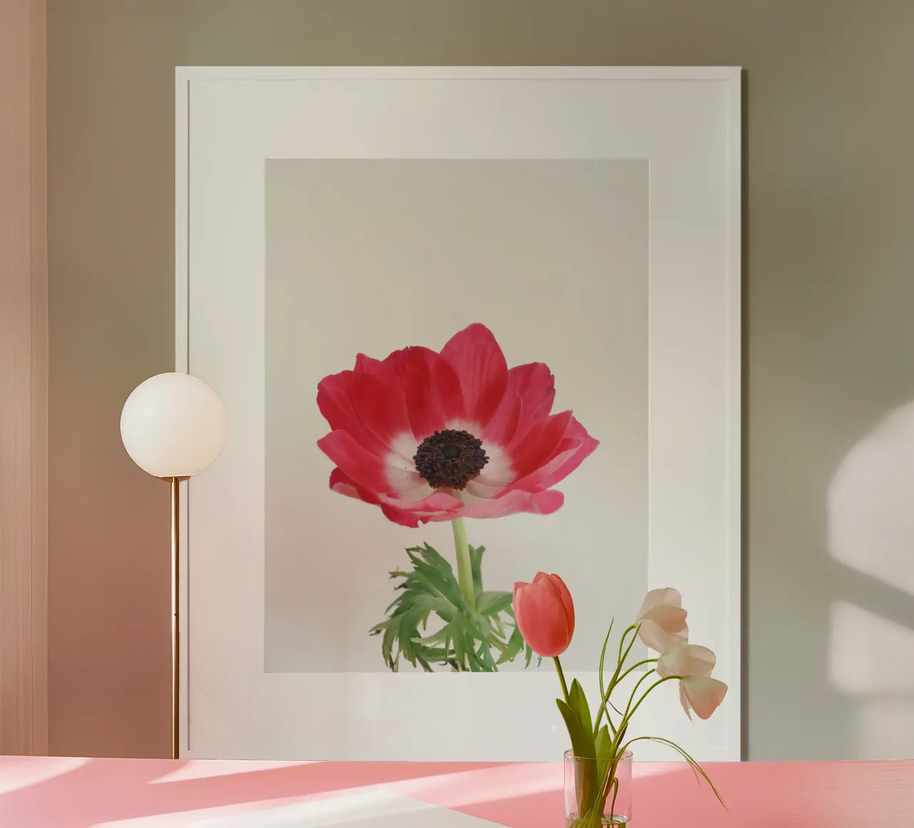 Anemone rosso carta hahnemühle da Cassia Beck Photography