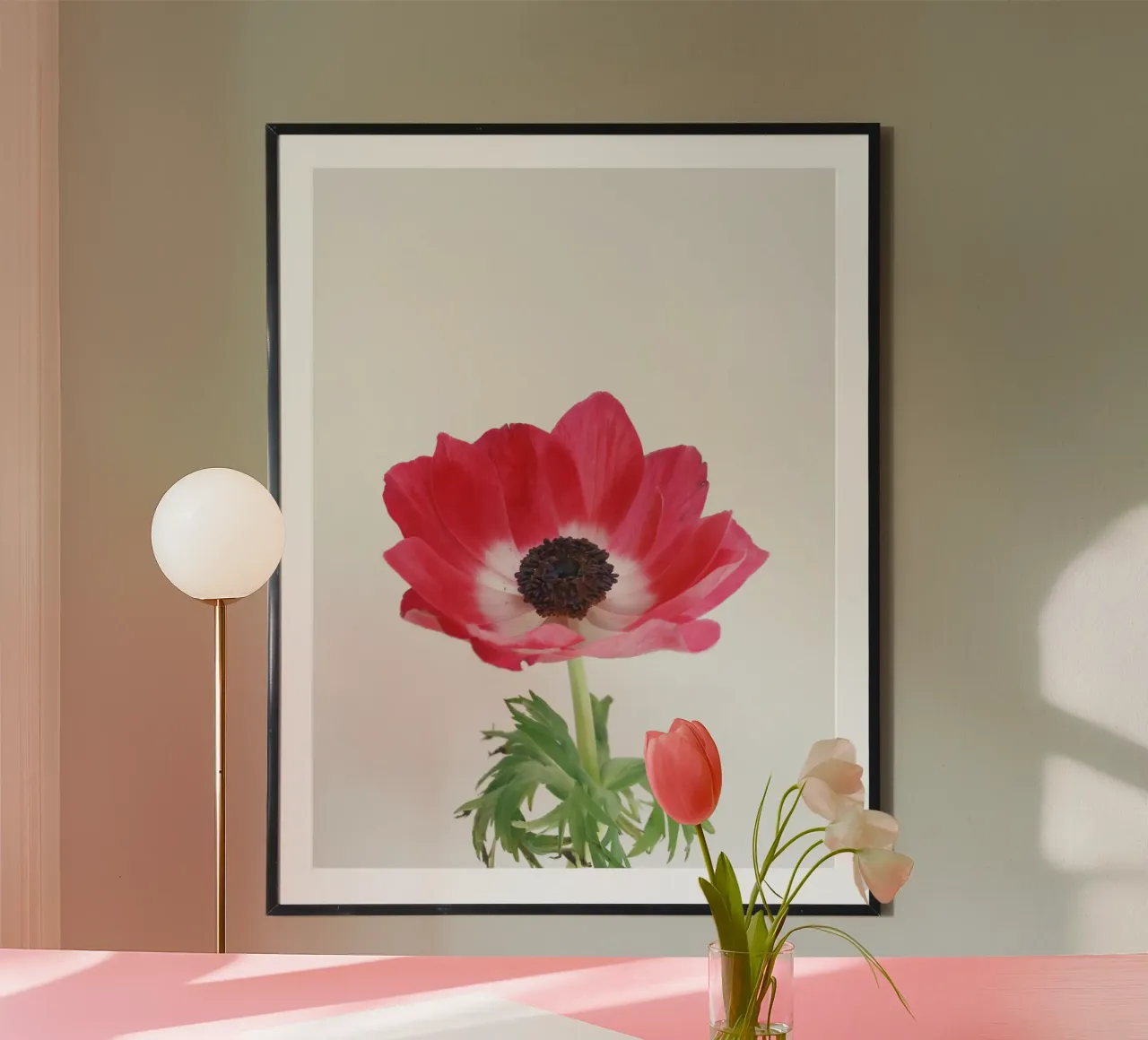 Anemone rosso carta hahnemühle da Cassia Beck Photography