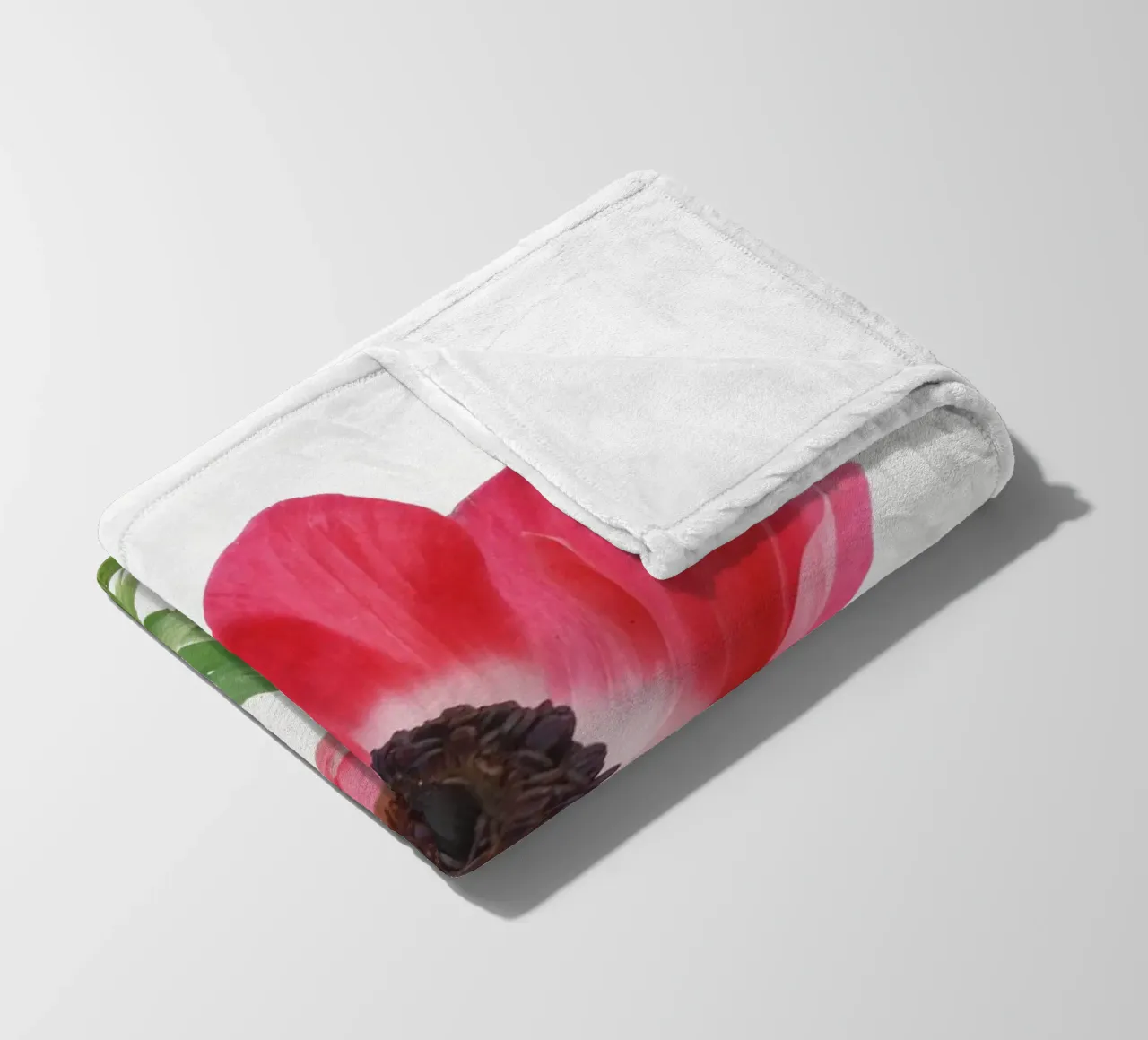 Anemone rosso coperta in pile da Cassia Beck Photography