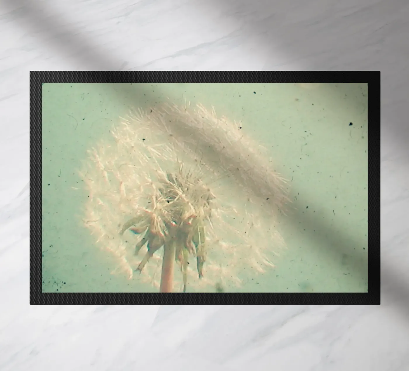 Dandelion Clock doormat by Cassia Beck Photography