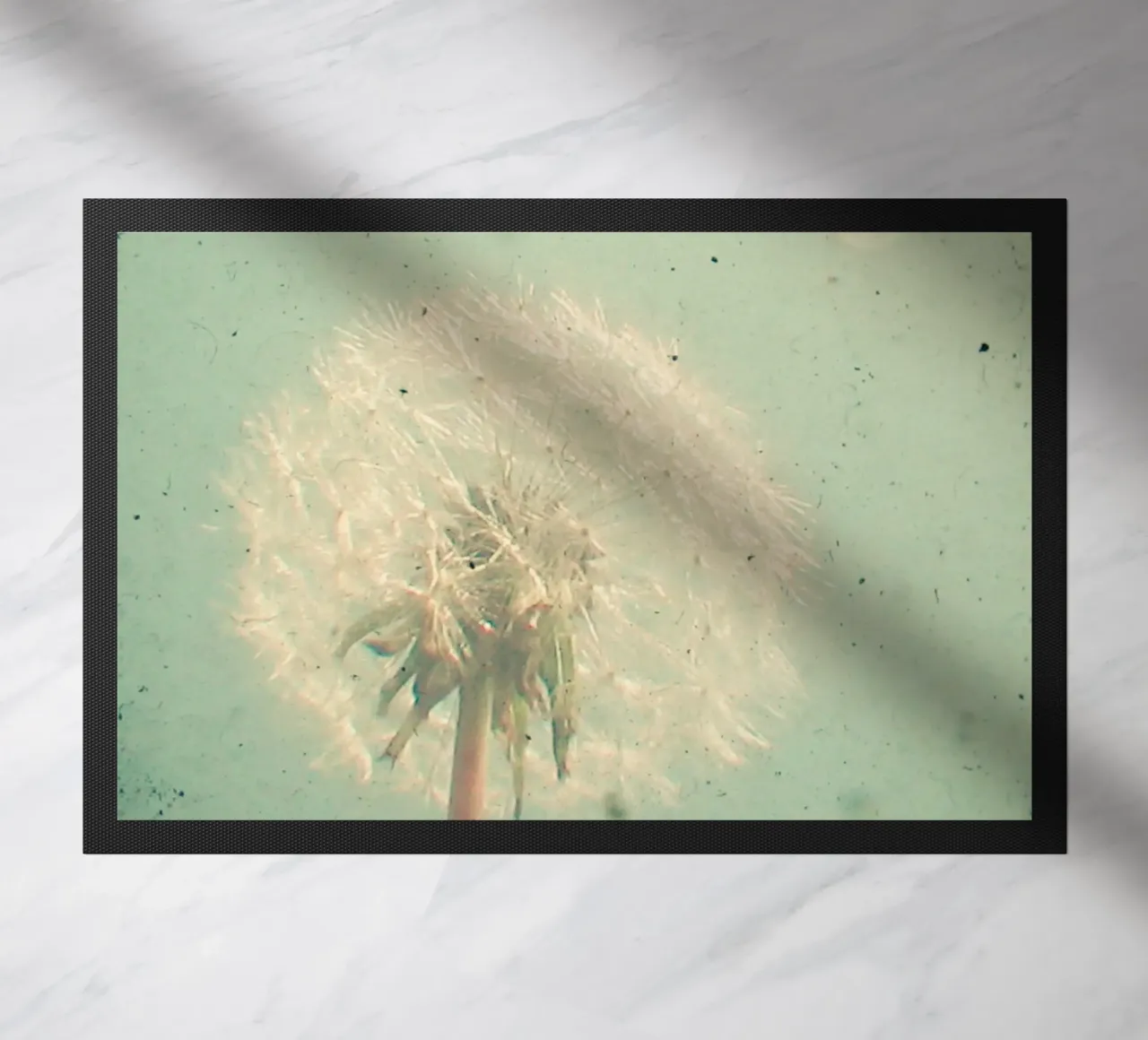 Dandelion Clock doormat by Cassia Beck Photography