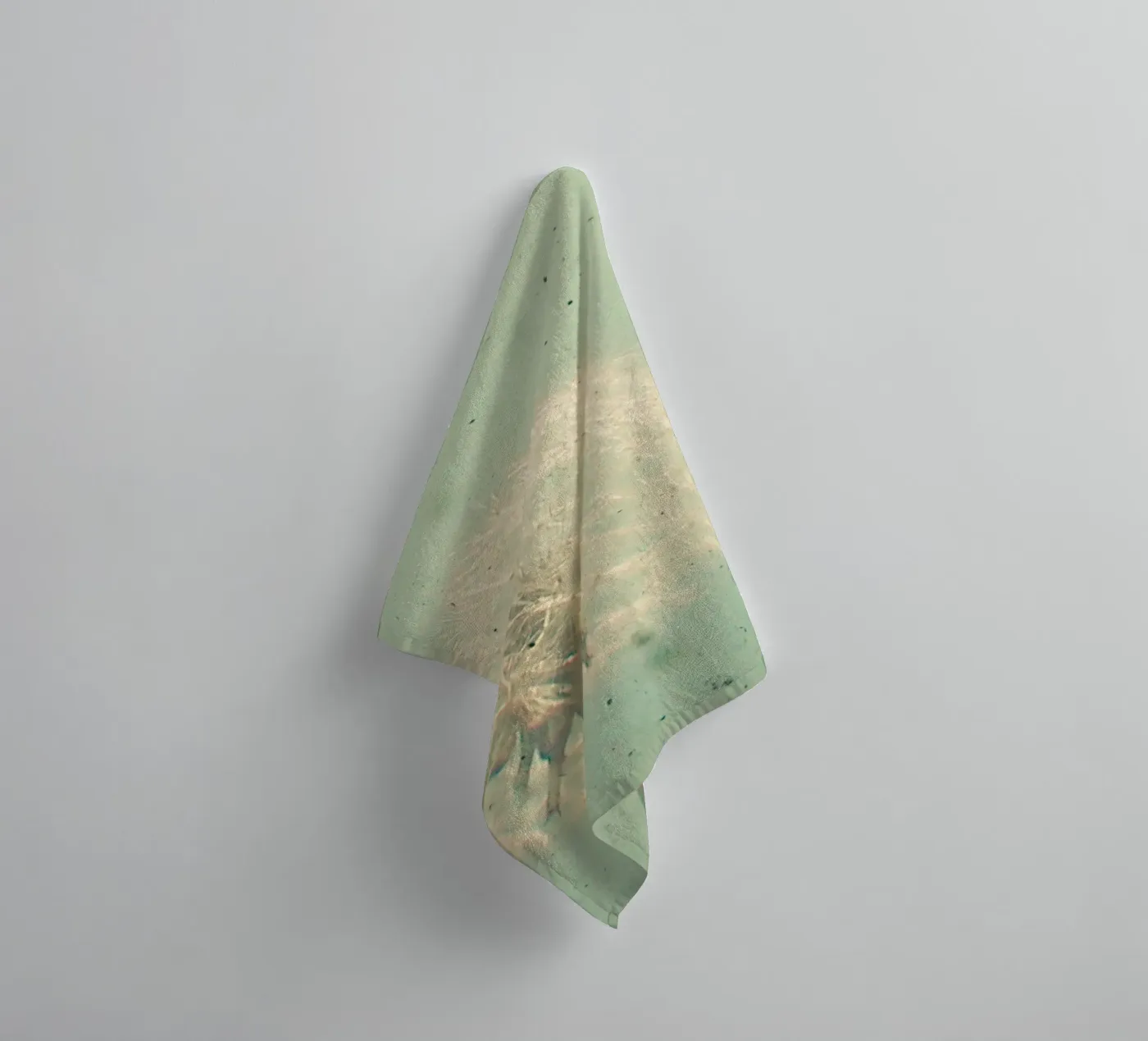 Paardenbloem klok badhanddoek van Cassia Beck Photography