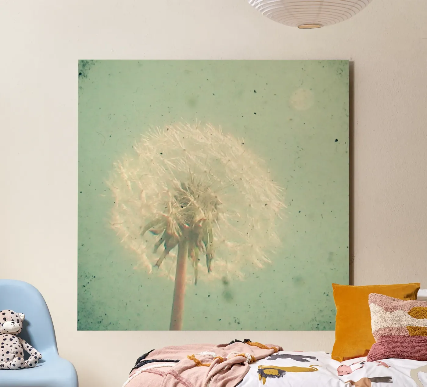Dandelion Clock forex plate by Cassia Beck Photography