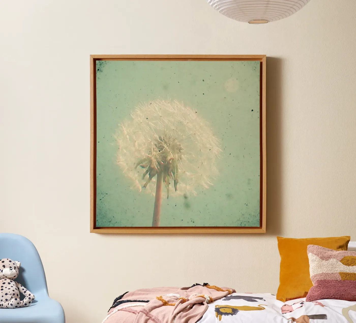 Dandelion Clock canvas by Cassia Beck Photography