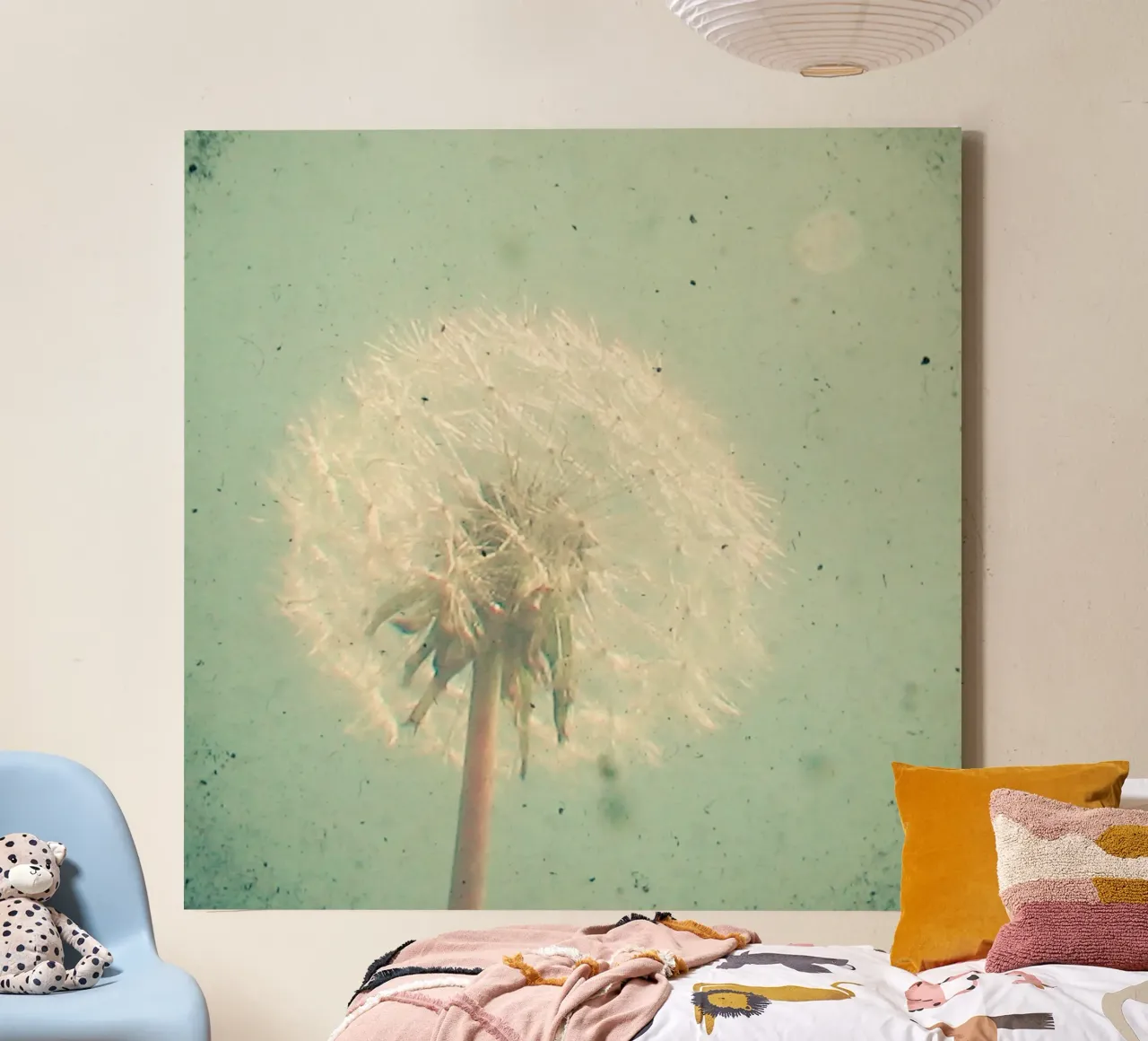 Dandelion Clock canvas by Cassia Beck Photography