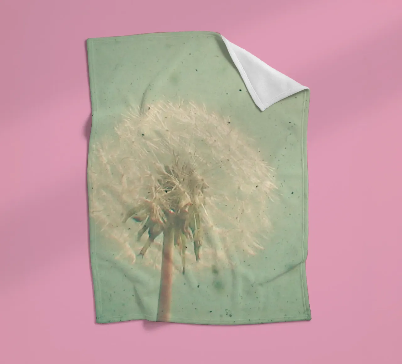 Dandelion Clock Fleecedecke von Cassia Beck Photography