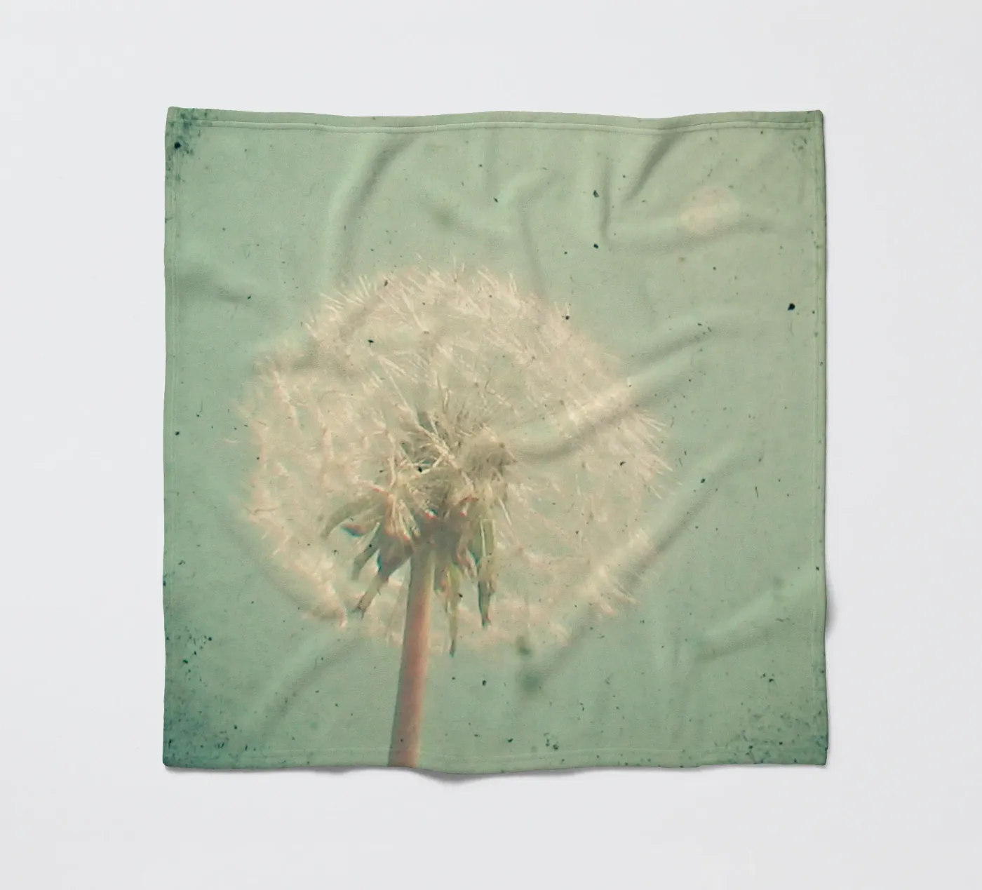 Paardenbloem klok fleecedeken van Cassia Beck Photography