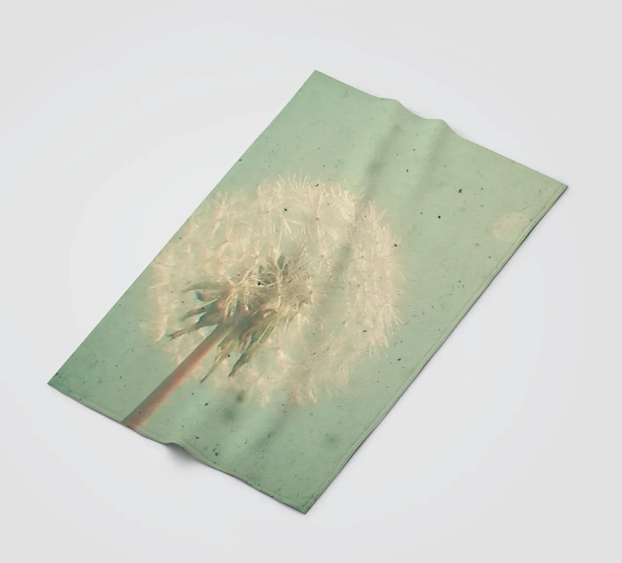 Dandelion Clock Fleecedecke von Cassia Beck Photography