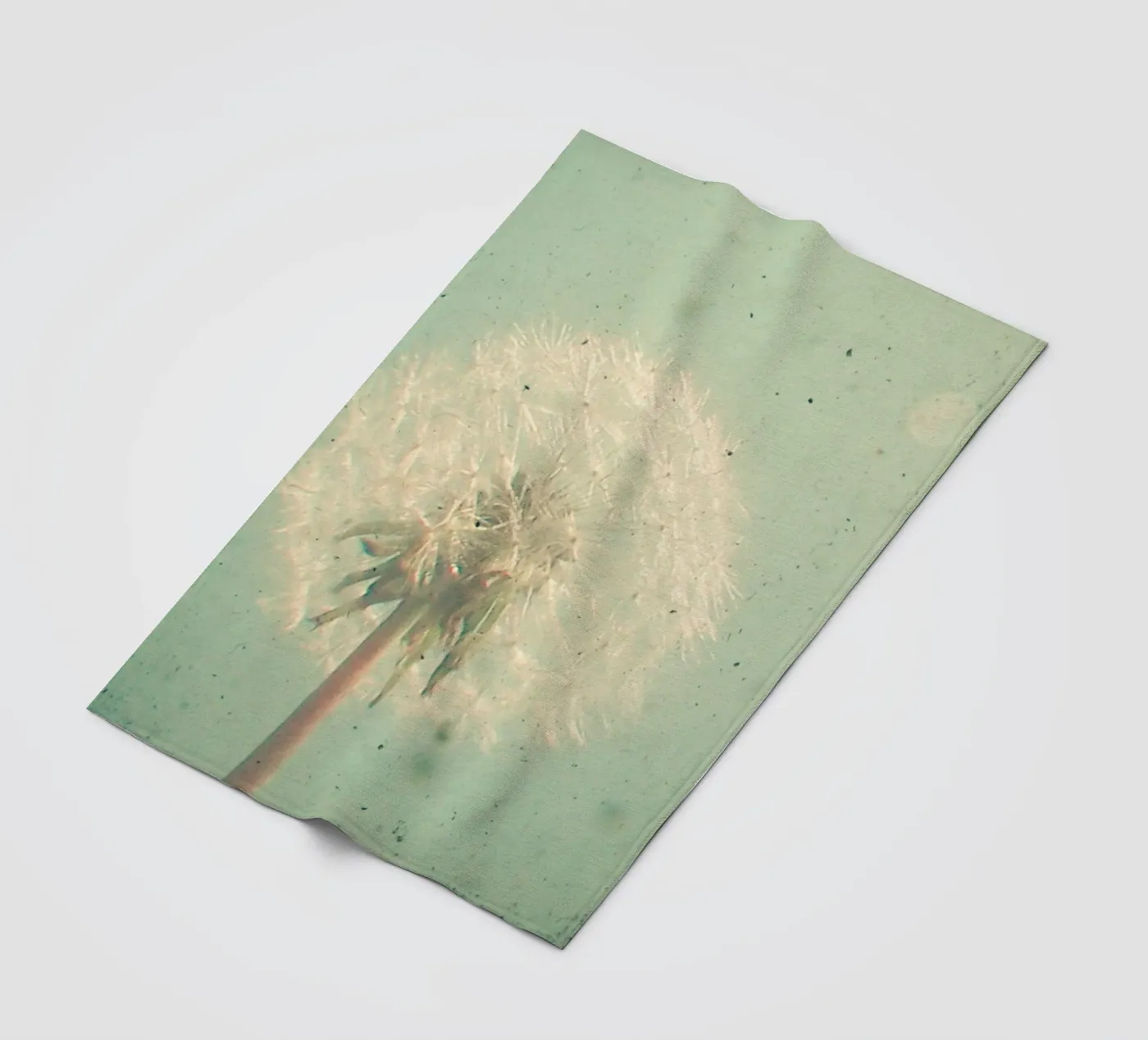 Paardenbloem klok fleecedeken van Cassia Beck Photography