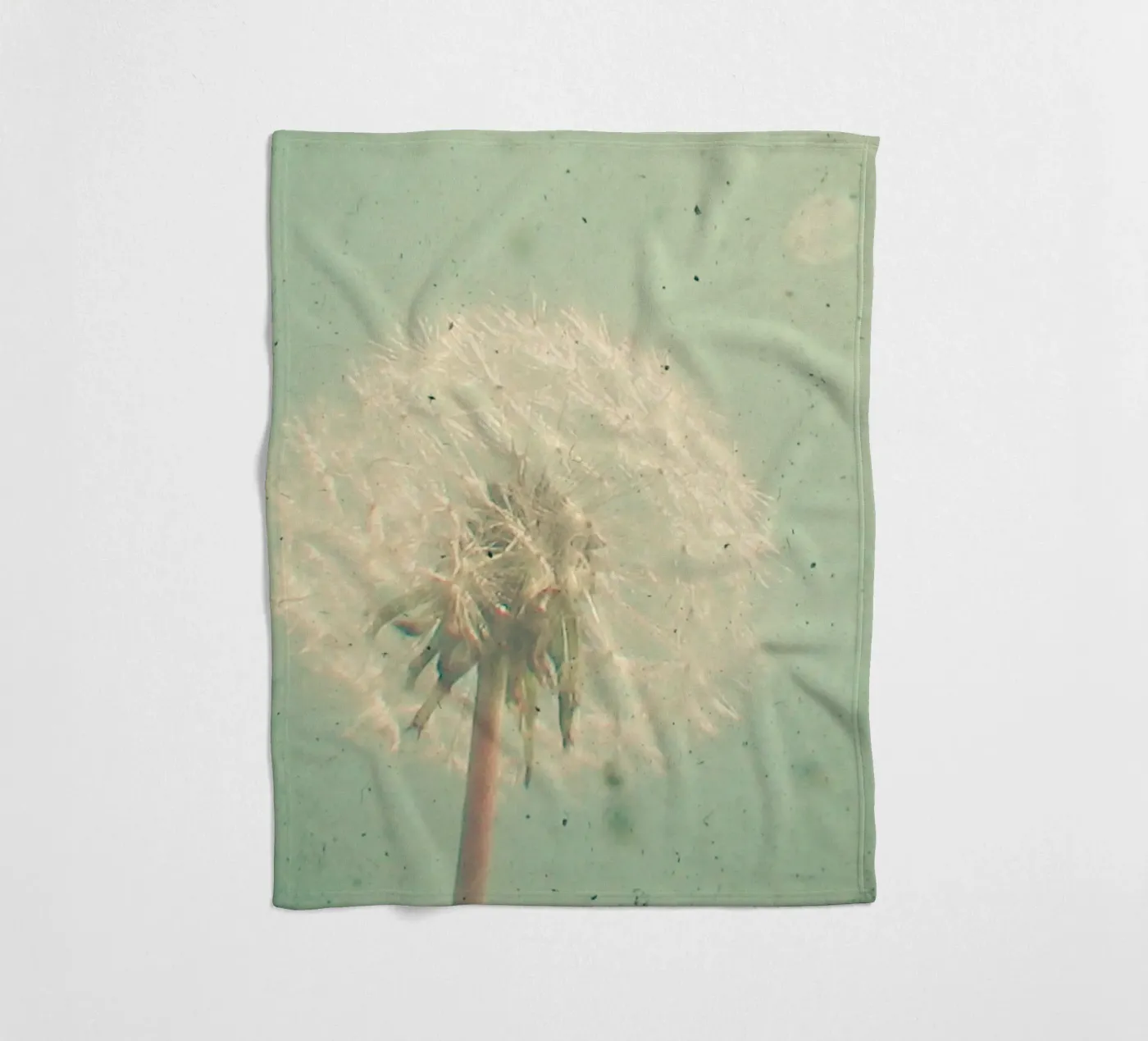 Paardenbloem klok fleecedeken van Cassia Beck Photography