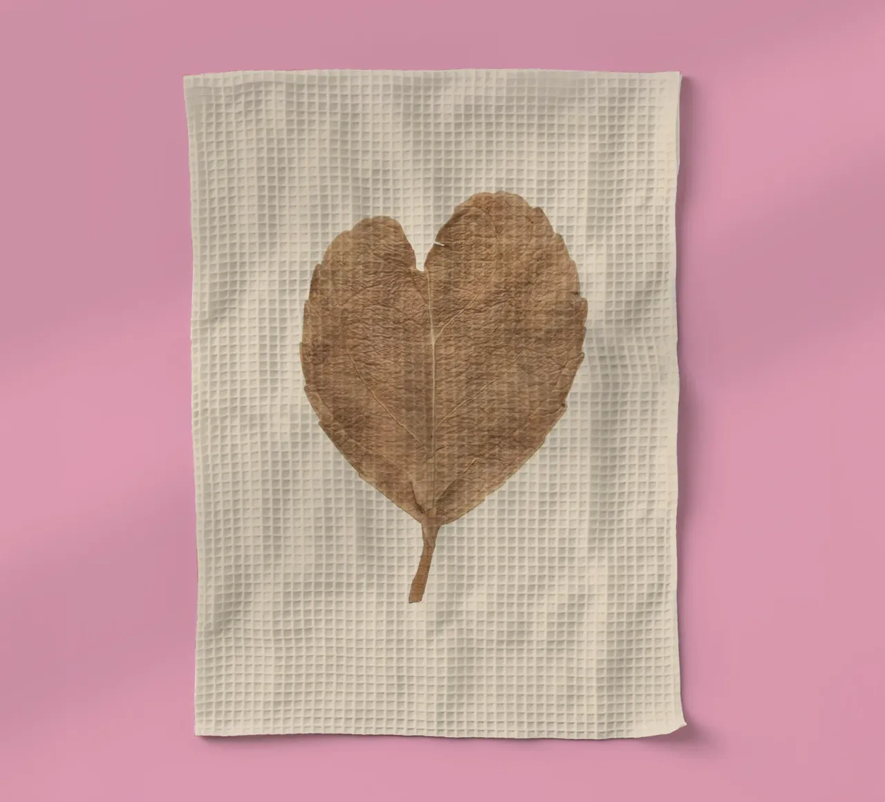 Amore duraturo - Foglie secche a forma di cuore canovaccio da cucina da Curious Collections by Marielle Leenders