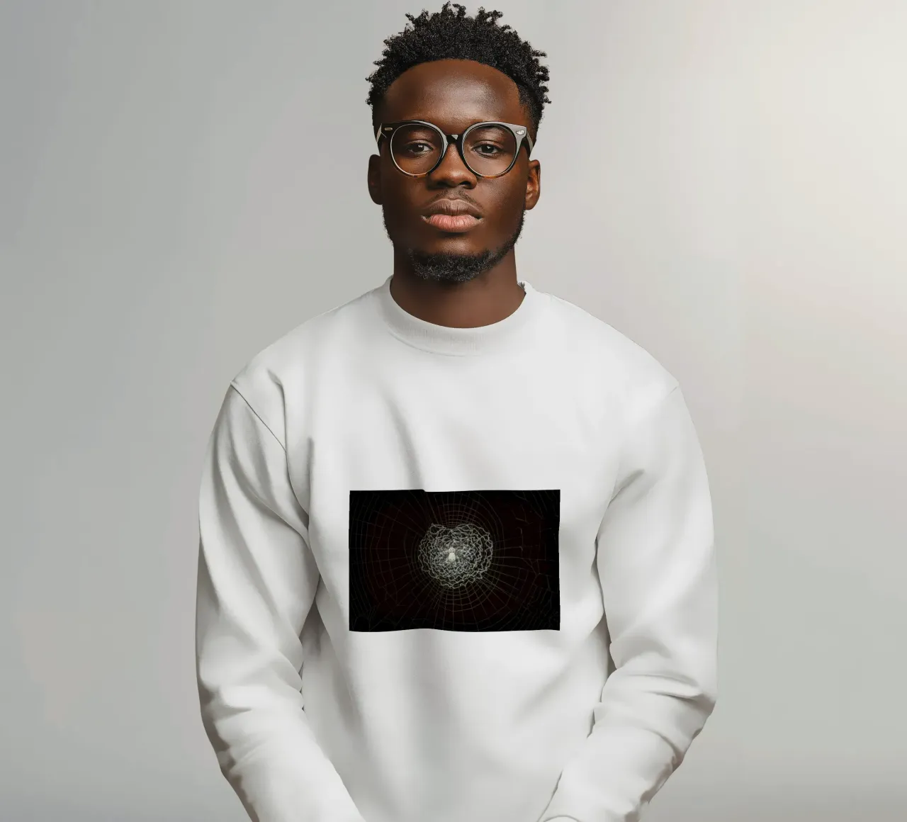 Ein Netz der Liebe - Die Spinne webt das Netz der Liebe Sweatshirt von Curious Collections by Marielle Leenders