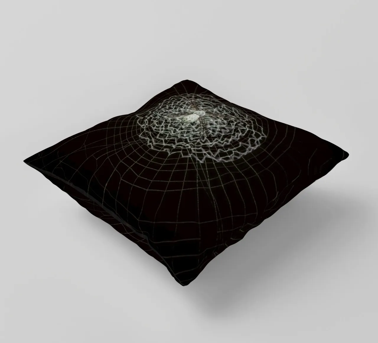 Ein Netz der Liebe - Die Spinne webt das Netz der Liebe Kissen von Curious Collections by Marielle Leenders