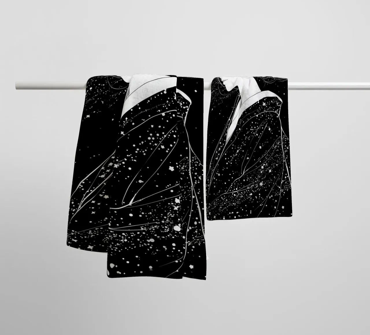 You are more beautiful than a thousand stars | Anime motif towel by Autofocus