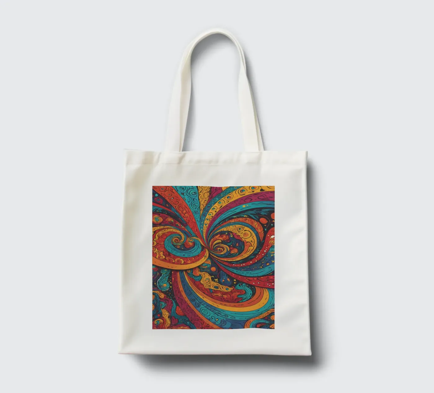 Psychedelic Pattern Jutebeutel von Charnwood Prints