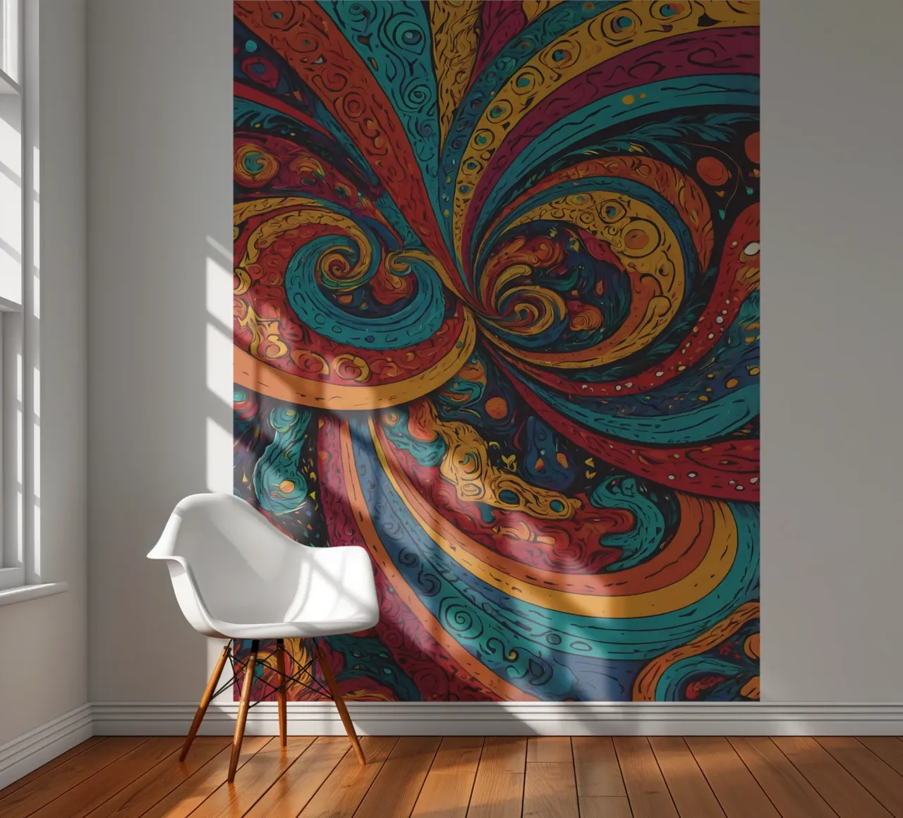 Psychedelic Pattern photo wallpaper by Charnwood Prints