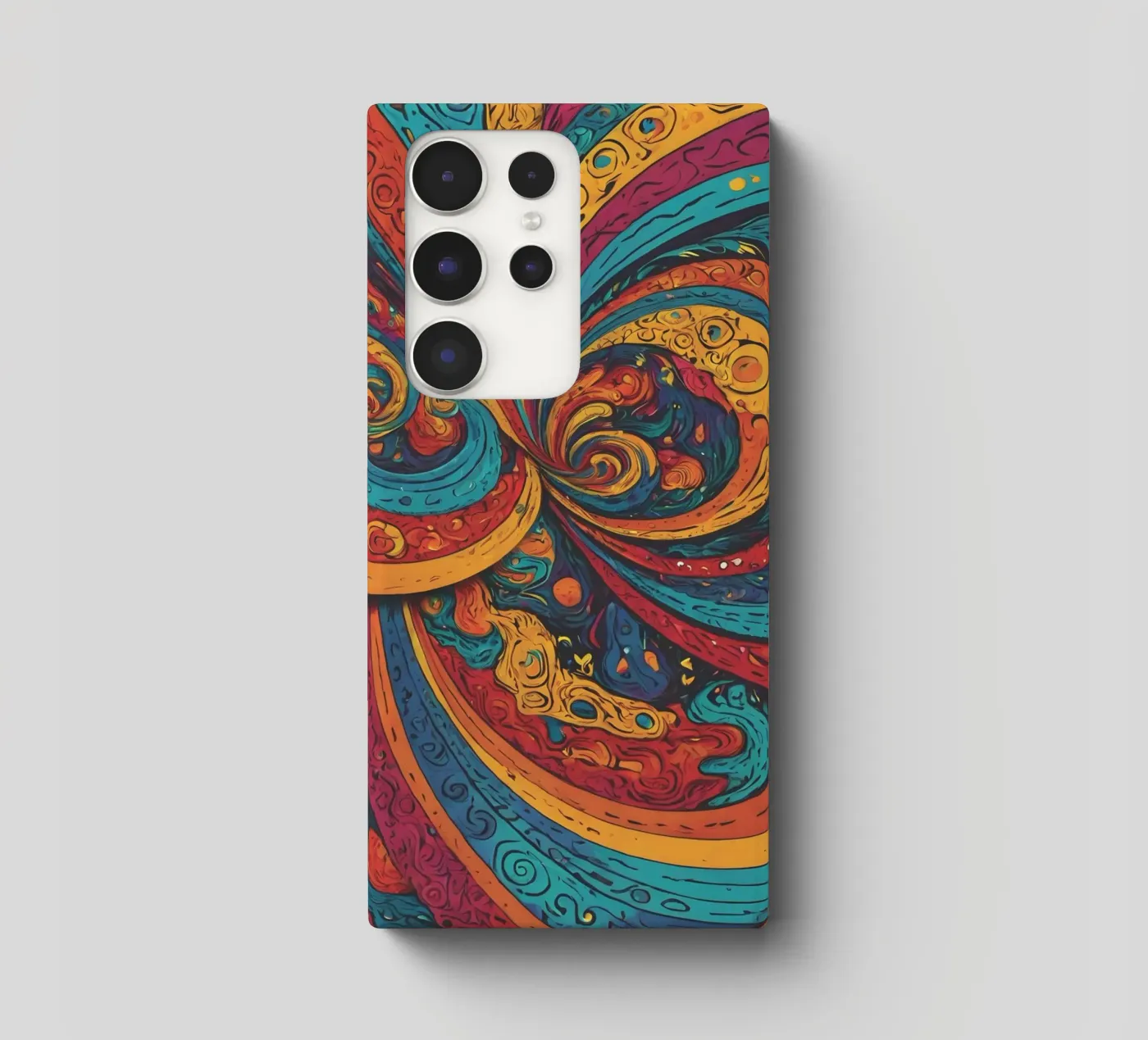 Psychedelic Pattern cover samsung da Charnwood Prints