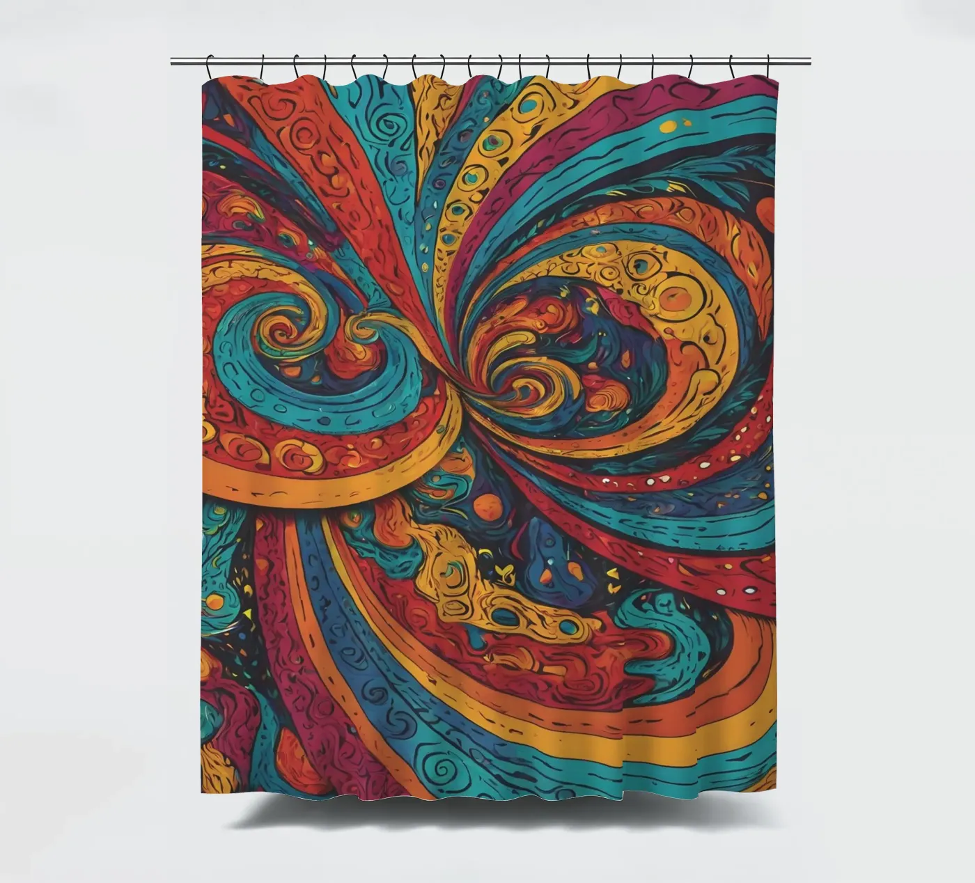 Psychedelic Pattern douchegordijn van Charnwood Prints