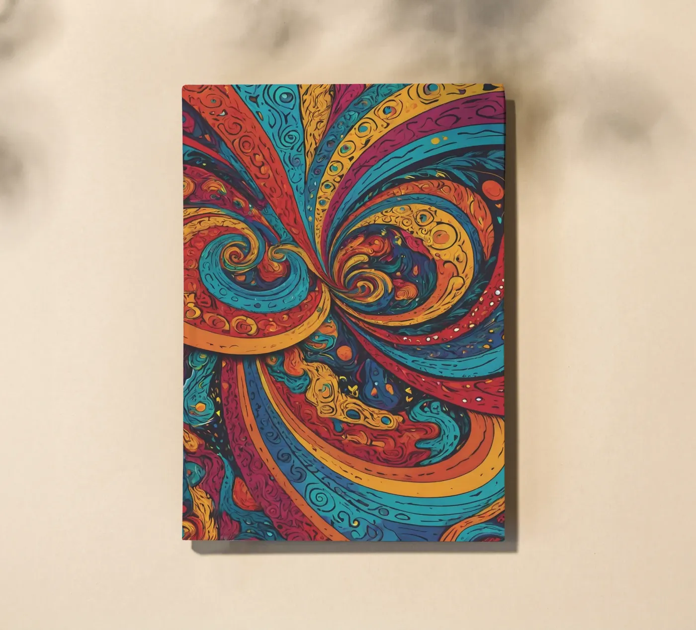 Motif psychédélique carnet de Charnwood Prints