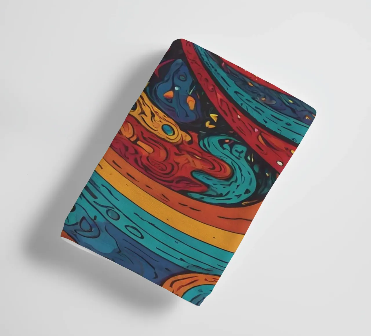 Psychedelic Pattern towel by Charnwood Prints