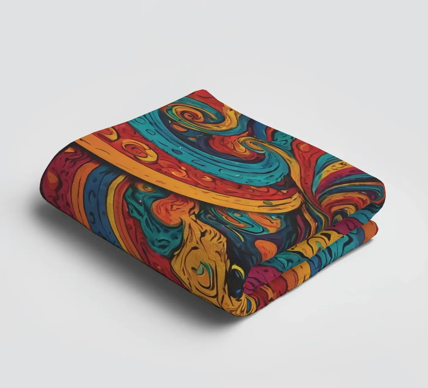 Motivo psichedelico asciugamano da bagno da Charnwood Prints