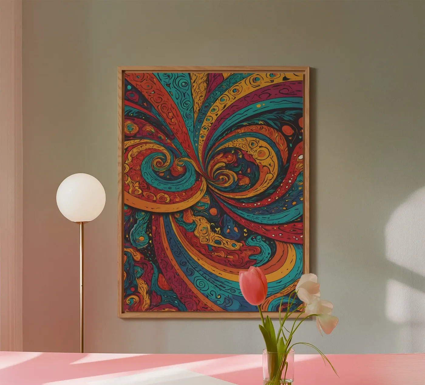 Psychedelic Pattern panneau forex de Charnwood Prints