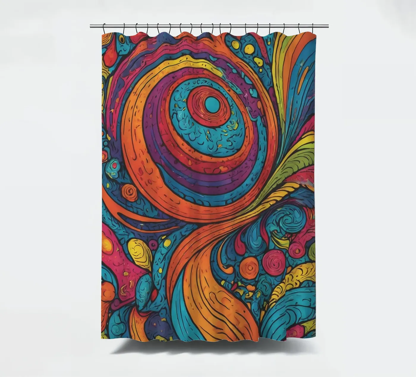 Psychedelic Pattern douchegordijn van Charnwood Prints