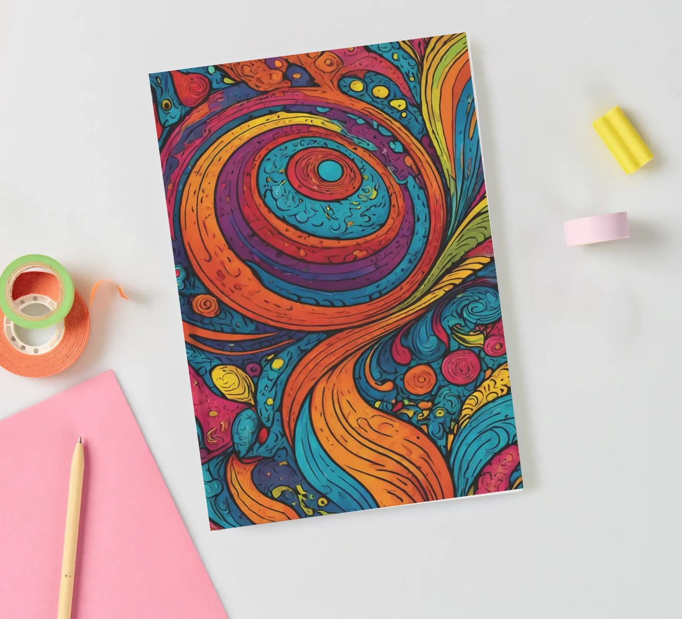 Motivo psichedelico diario da Charnwood Prints