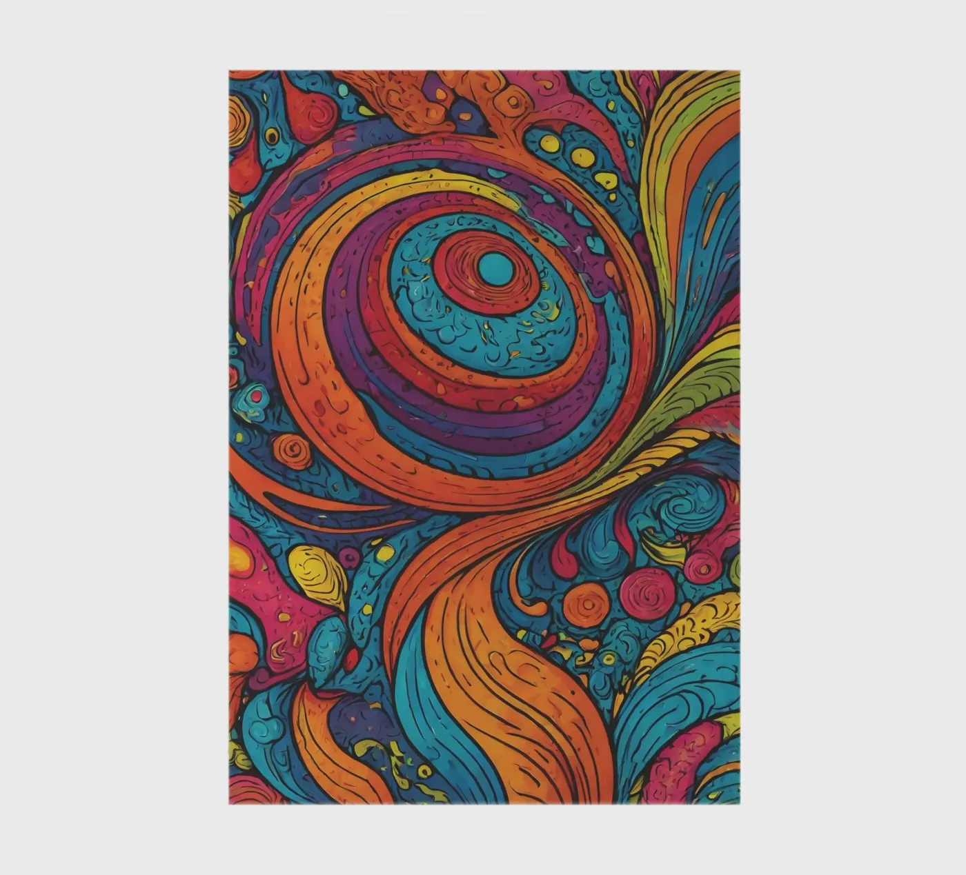 Motivo psichedelico diario da Charnwood Prints