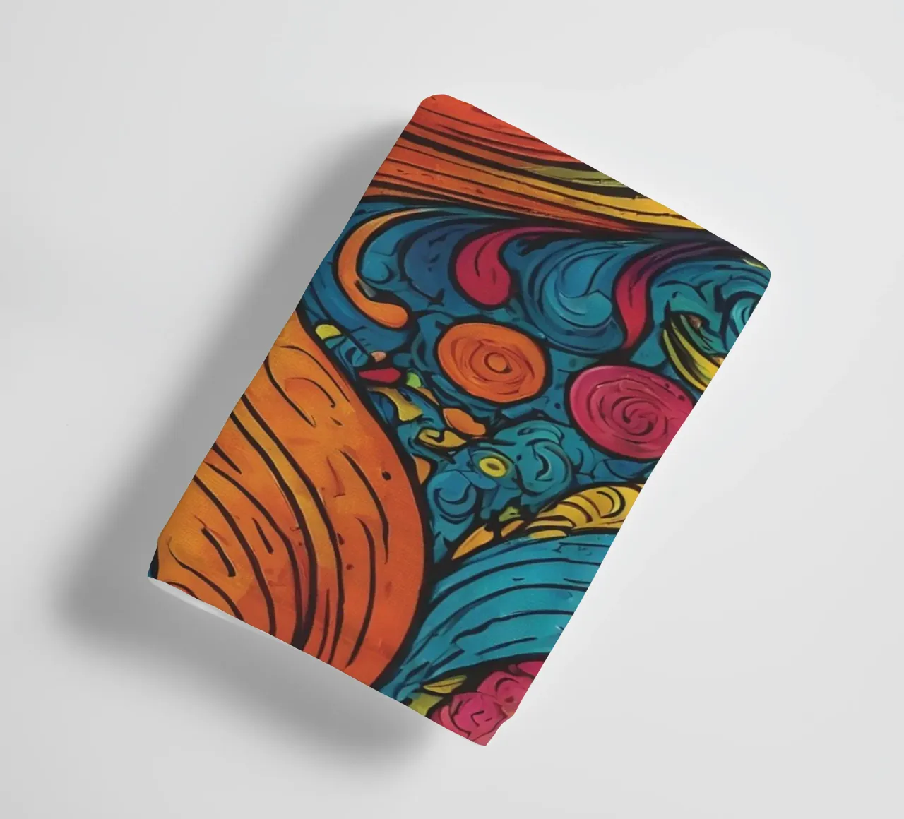Psychedelic Pattern towel by Charnwood Prints