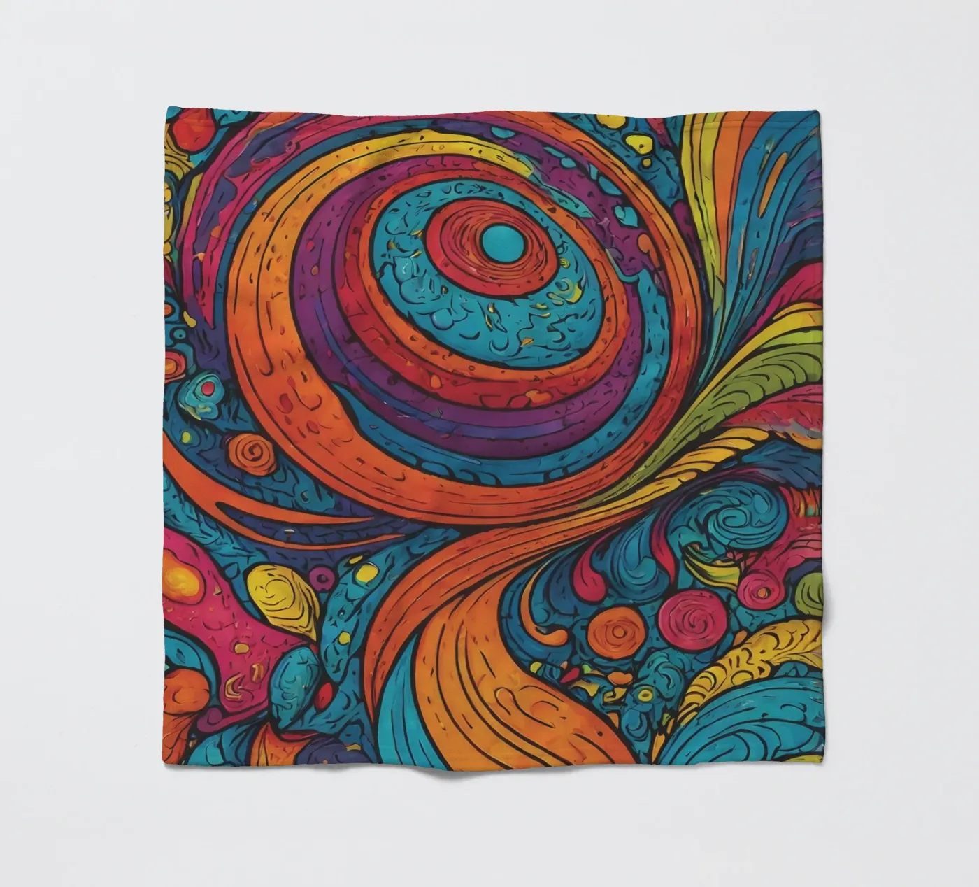 Motivo psichedelico coperta in pile da Charnwood Prints