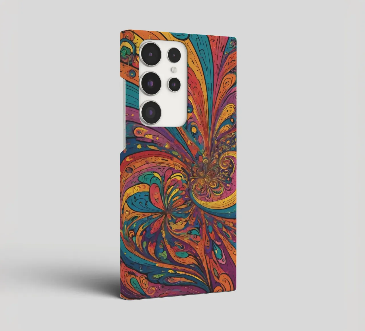Psychedelic Pattern samsung phone case by Charnwood Prints