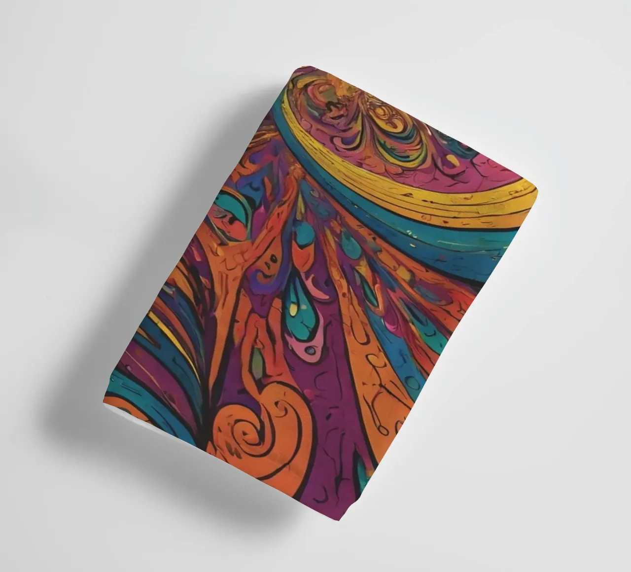 Psychedelic Pattern towel by Charnwood Prints